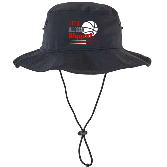 Baseball Little Brother Biggest Fan Funny Baseball Legacy Cool Fit Booney Bucket Hat