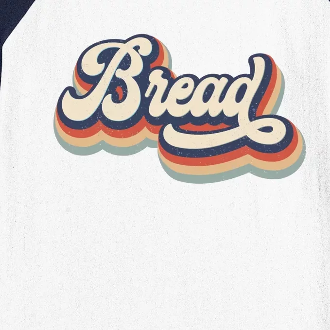 Bread Lover Baking Funny Retro Baseball Sleeve Shirt