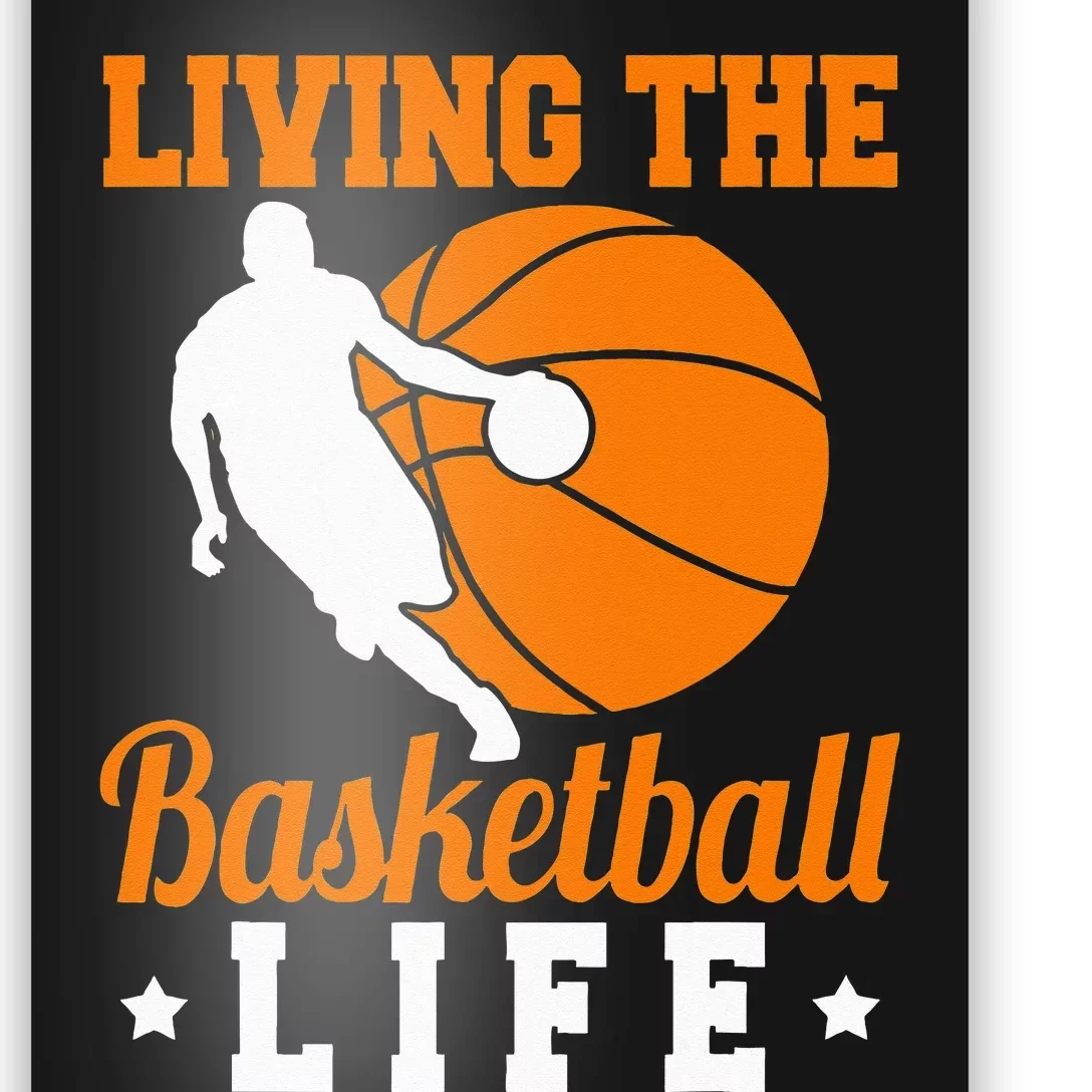 Basketball Life Bball Player Gameday Poster