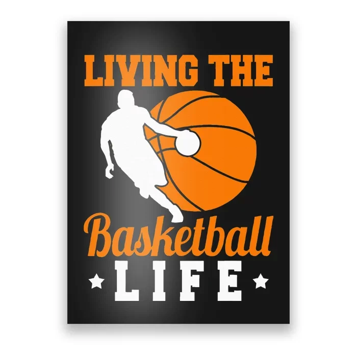 Basketball Life Bball Player Gameday Poster