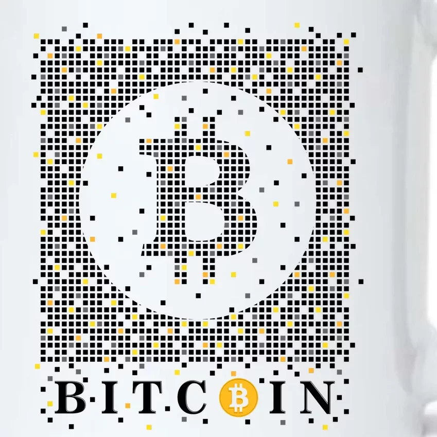 Bitcoin Logo Black Color Changing Mug