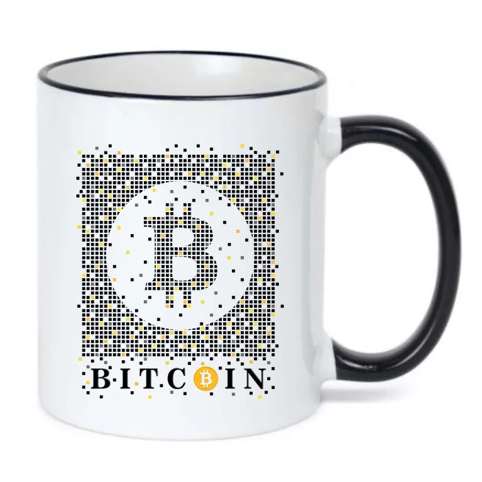 Bitcoin Logo Black Color Changing Mug