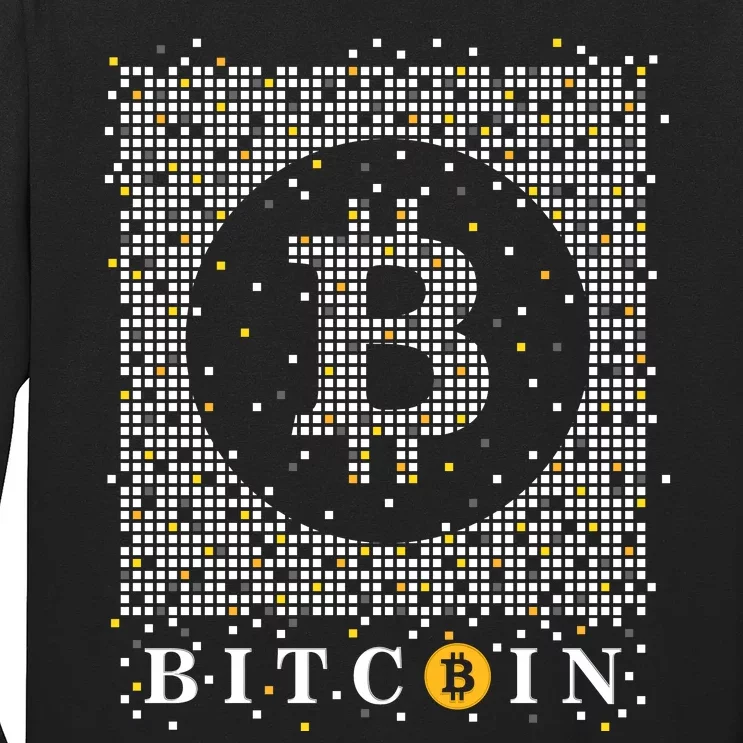 Bitcoin Logo Long Sleeve Shirt