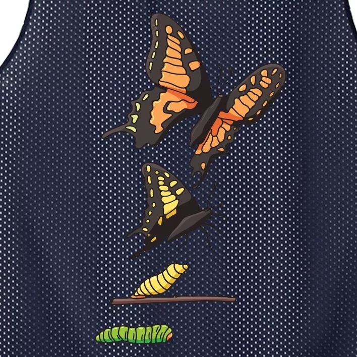 Butterfly Lifecycle Mesh Reversible Basketball Jersey Tank