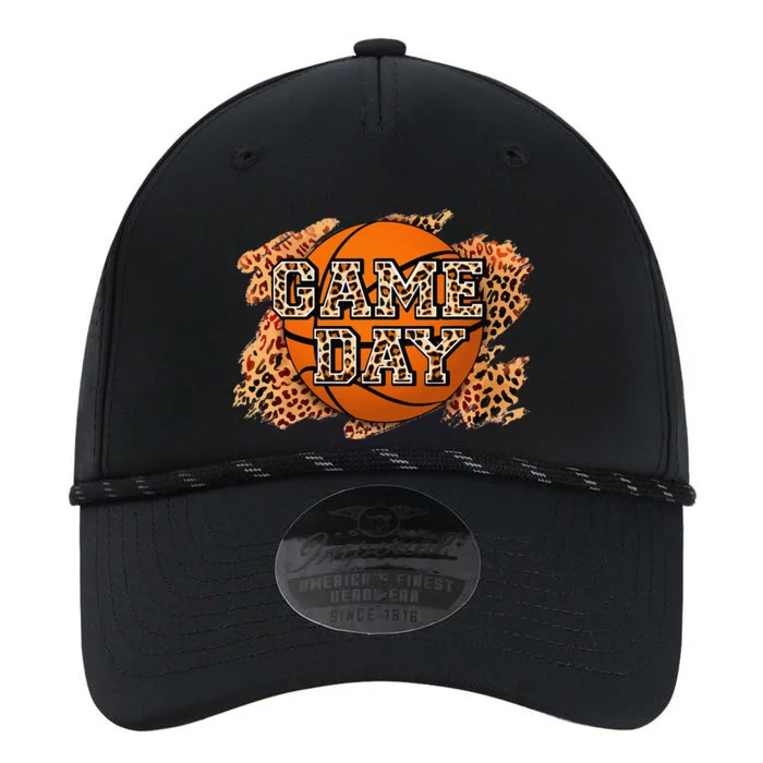 Bleached Leopard Basketball Game Day Vibes Basketball Mom Performance The Dyno Cap