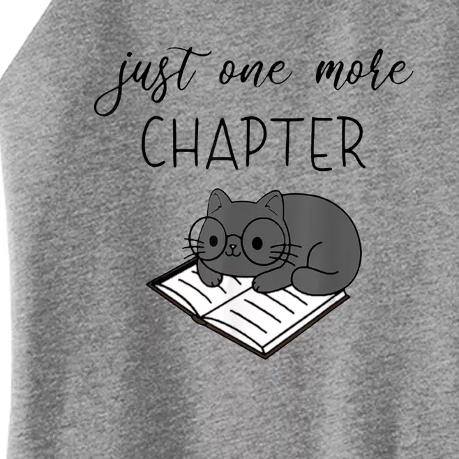 Book Lover Book Worm Reading Cat Lover Women’s Perfect Tri Rocker Tank