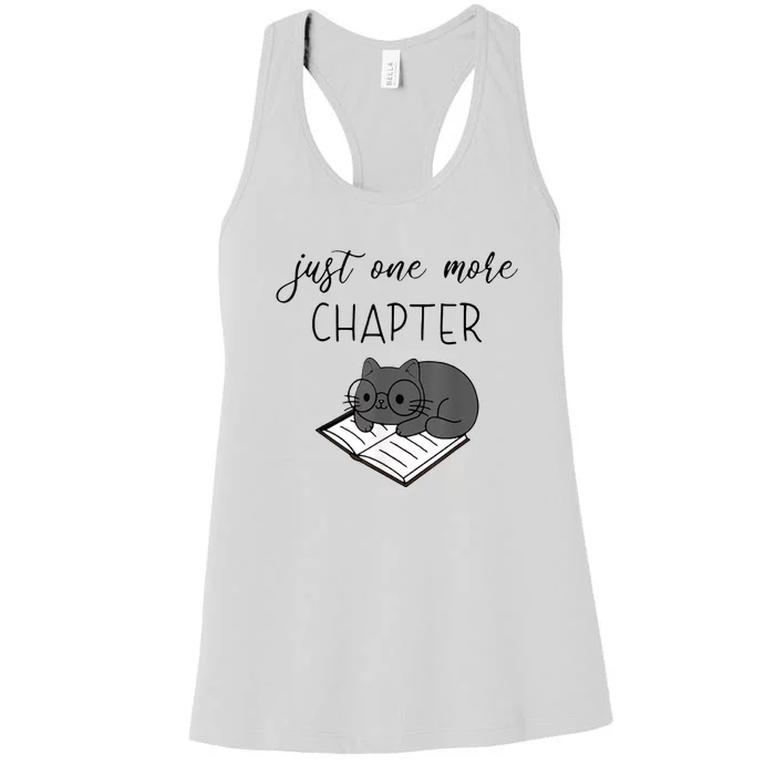 Book Lover Book Worm Reading Cat Lover Women's Racerback Tank