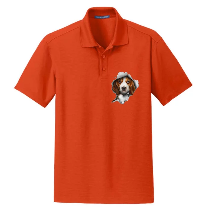 Beagle Lover, Beagle Puppy, Beagle Owner, Beagle Dry Zone Grid Performance Polo