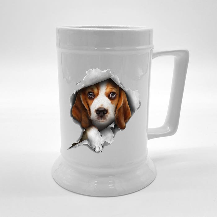 Beagle Lover, Beagle Puppy, Beagle Owner, Beagle Front & Back Beer Stein