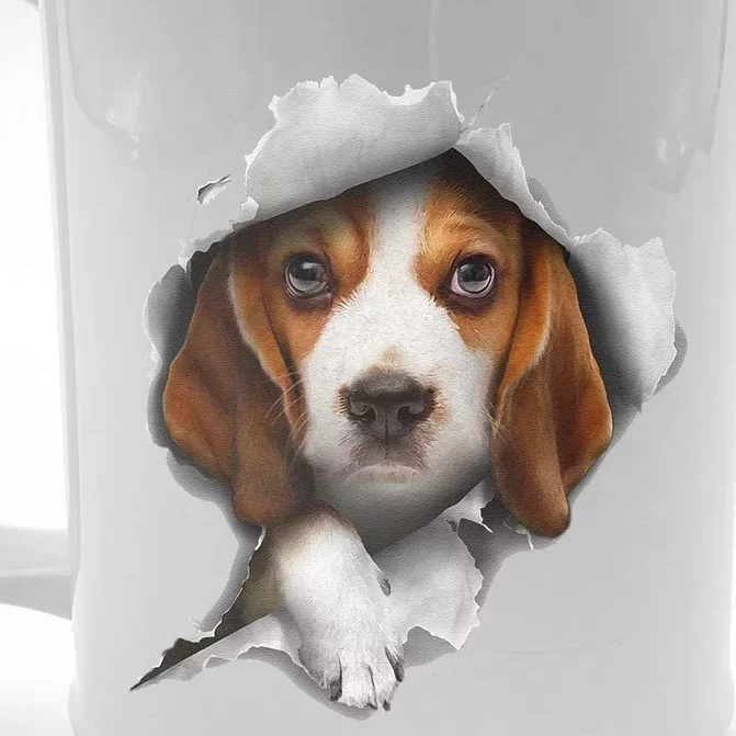 Beagle Lover, Beagle Puppy, Beagle Owner, Beagle Front & Back Beer Stein