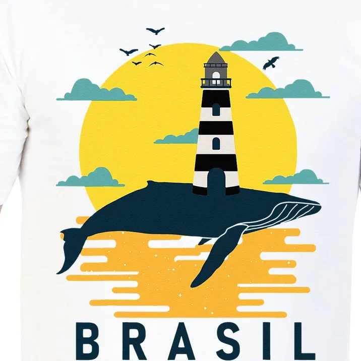 Brasil Lighthouse Bahia Barra Brazil Sunset Souvenir Tourist Comfort Colors T-Shirt