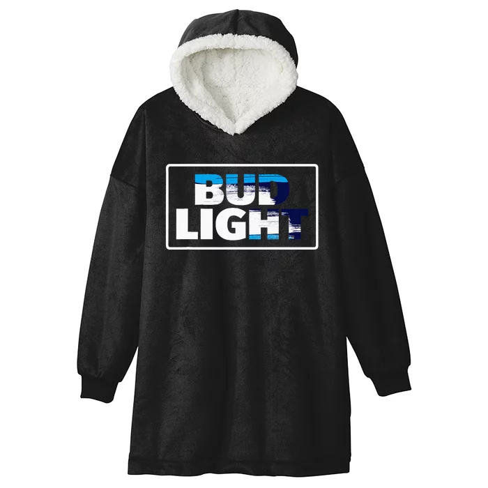 Bud Light Hooded Wearable Blanket