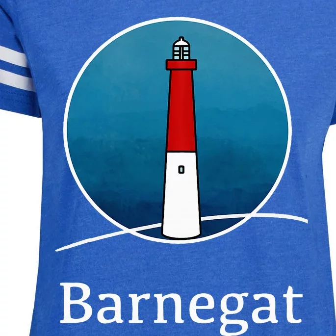 Barnegat Lighthouse Enza Ladies Jersey Football T-Shirt