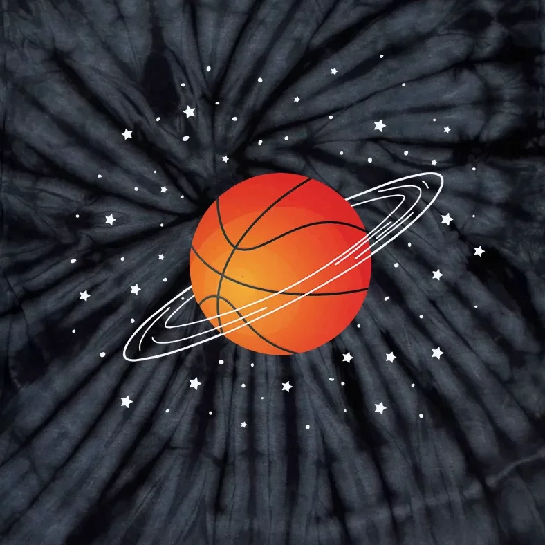 Basketball Lovers Basketball Player Funny Basketball Space Tie-Dye T-Shirt