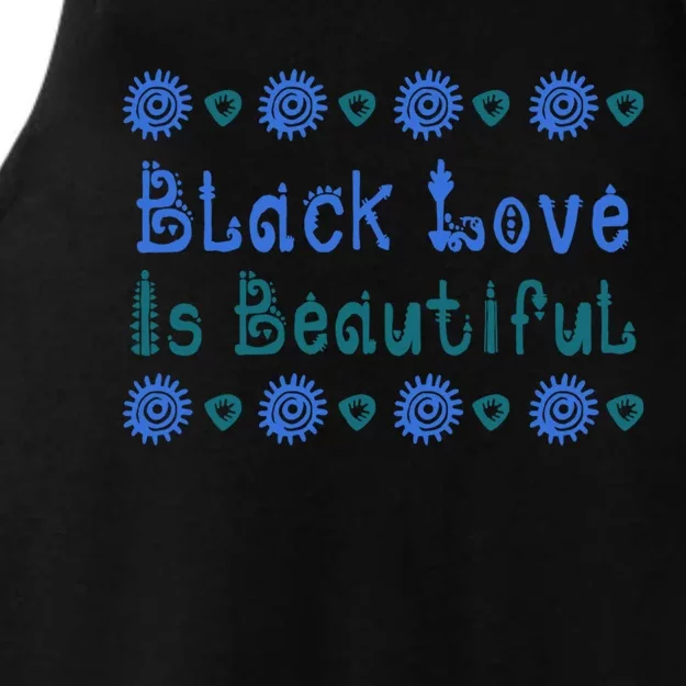 Black Love Black Excellence Is Beautiful Melanin Gift Ladies Tri-Blend Wicking Tank