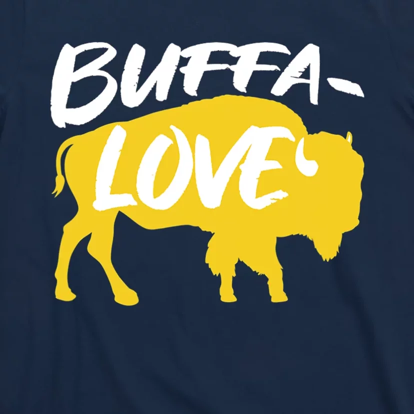 Buffa Love Buffalo Choose Love Design T-Shirt