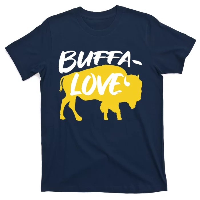 Buffa Love Buffalo Choose Love Design T-Shirt