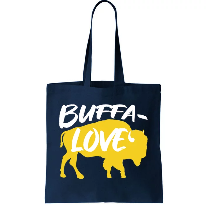 Buffa Love Buffalo Choose Love Design Tote Bag