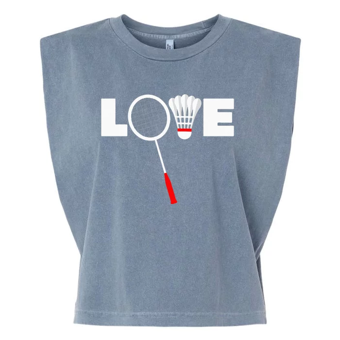 Badminton LOVE Garment-Dyed Women's Muscle Tee