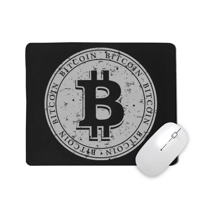 Bitcoin Logo Mousepad