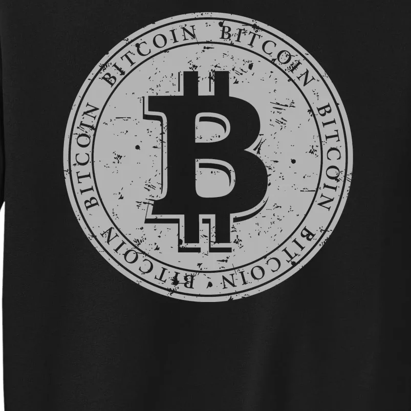 Bitcoin Logo Tall Sweatshirt