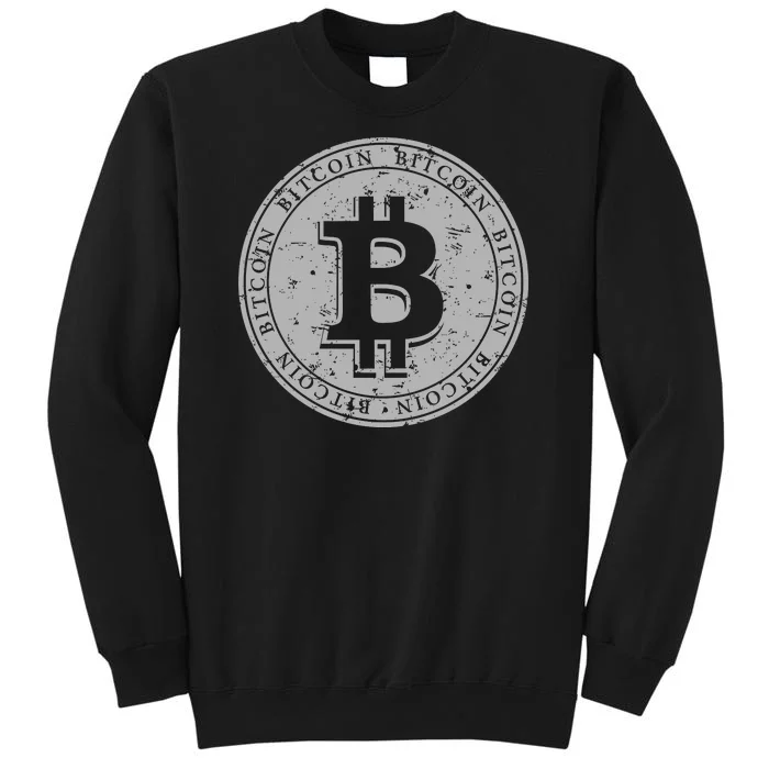 Bitcoin Logo Tall Sweatshirt