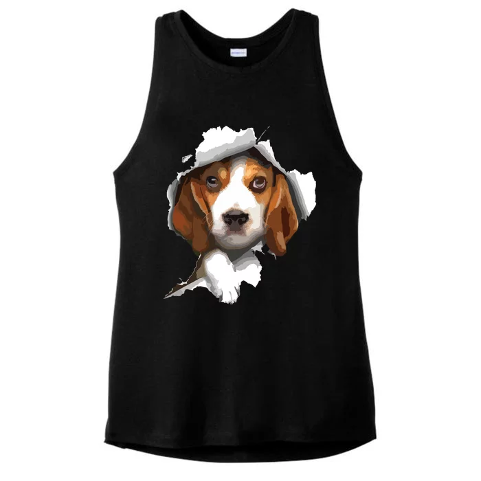 Beagle Lover Beagle Puppy Beagle Owner Beagle Ladies Tri-Blend Wicking Tank