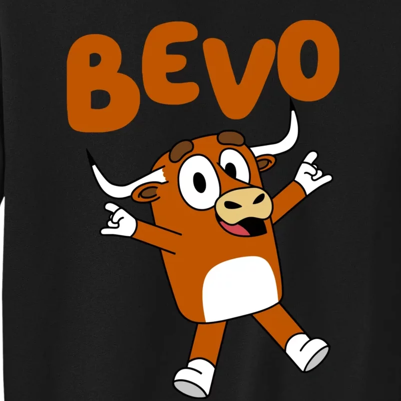 Bevo Longhorn Bull Funny Cartoon Sweatshirt