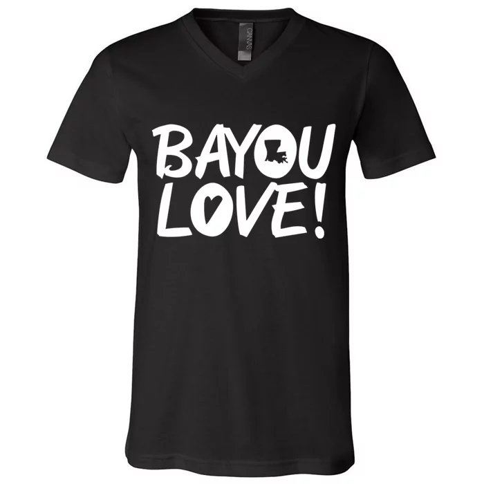 Bayou Love V-Neck T-Shirt