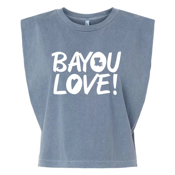 Bayou Love Garment-Dyed Women's Muscle Tee