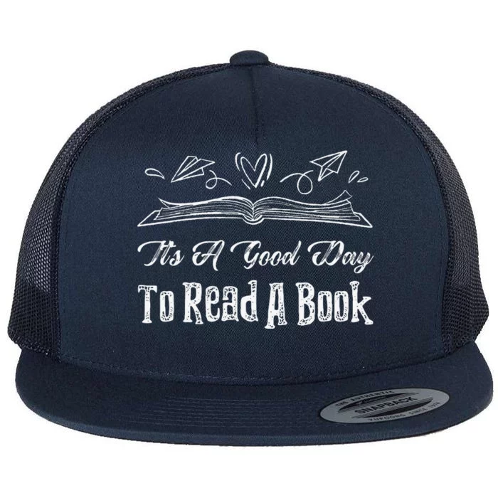 Book Lover Bookish Reading Bookworm Bibliophile Nerd Geek Flat Bill Trucker Hat