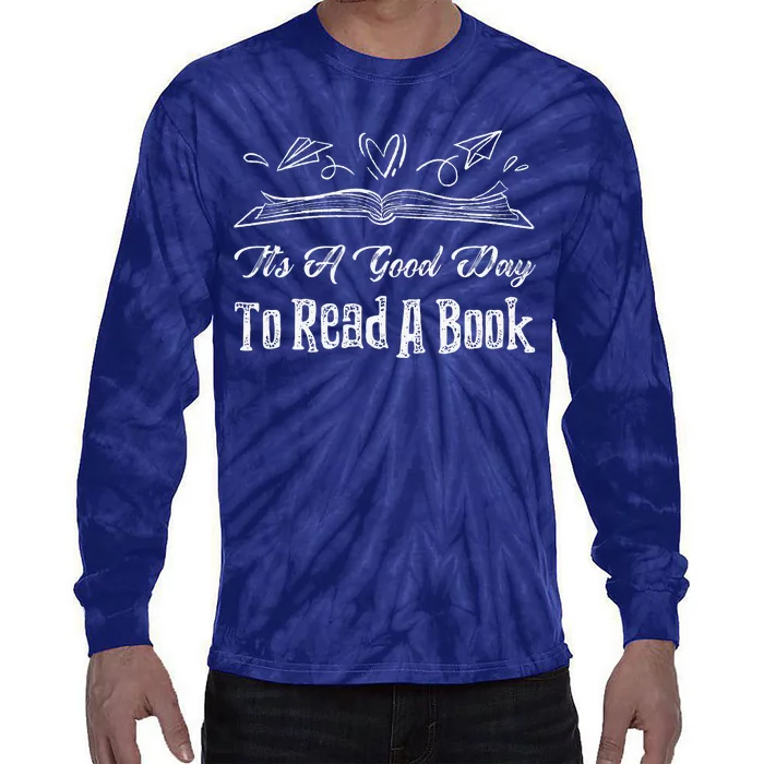 Book Lover Bookish Reading Bookworm Bibliophile Nerd Geek Tie-Dye Long Sleeve Shirt