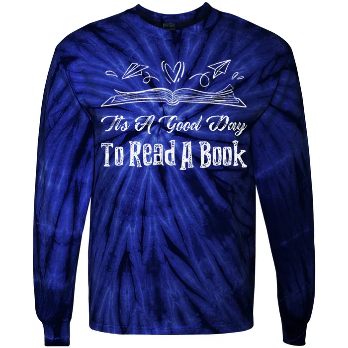 Book Lover Bookish Reading Bookworm Bibliophile Nerd Geek Tie-Dye Long Sleeve Shirt