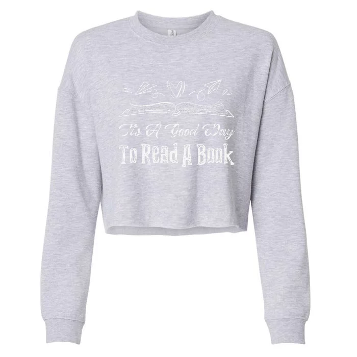 Book Lover Bookish Reading Bookworm Bibliophile Nerd Geek Cropped Pullover Crew