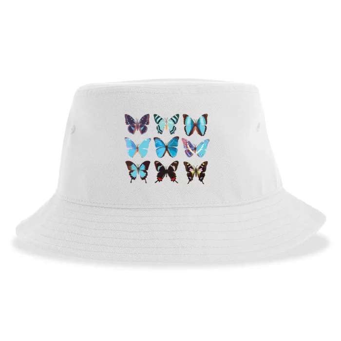 Butterfly Lover Colorful Butterflies Entomologist Science Sustainable Bucket Hat