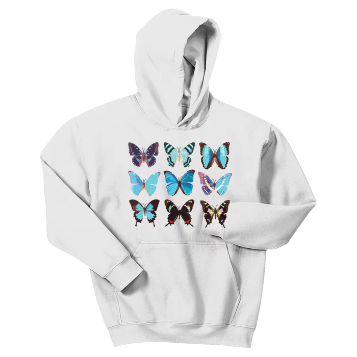 Butterfly Lover Colorful Butterflies Entomologist Science Kids Hoodie