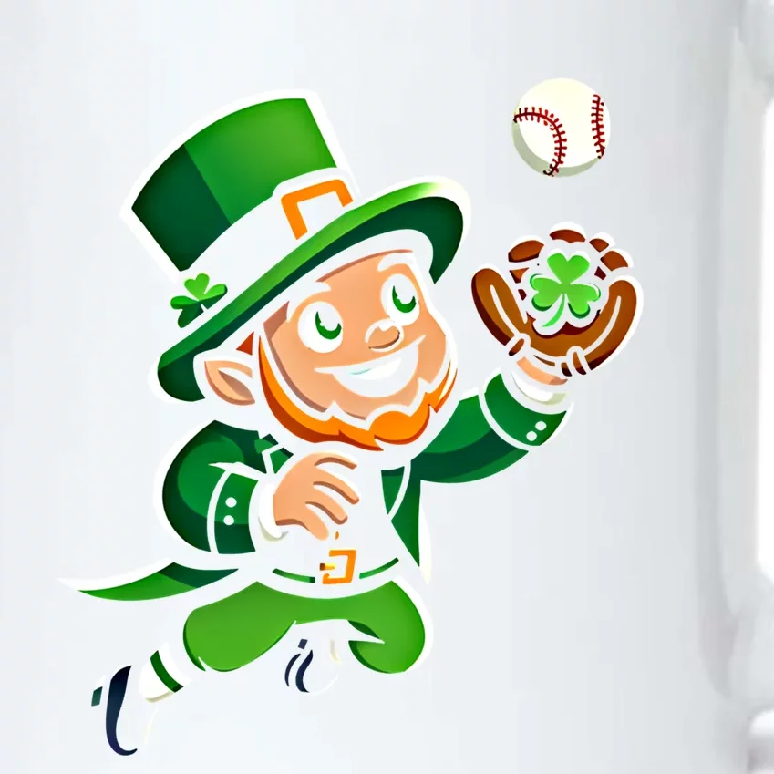 Baseball Leprechauns Catcher Saint PaddyS Shamrock Irish Cool Gift Black Color Changing Mug