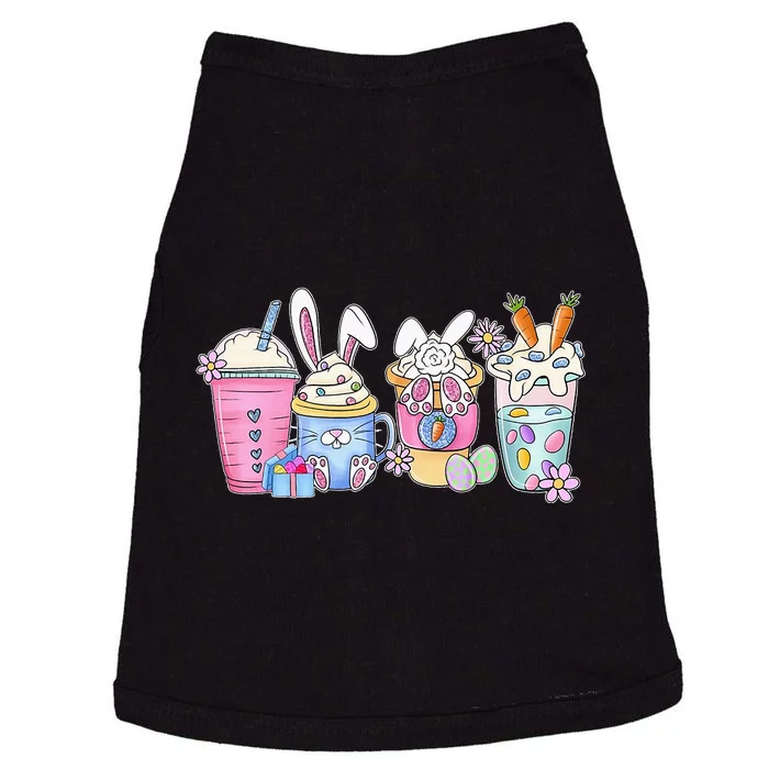 Bunny Latte Coffee Easter Bunny rabbit Coffee Lover Doggie Tank