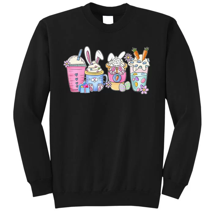 Bunny Latte Coffee Easter Bunny rabbit Coffee Lover Sweatshirt