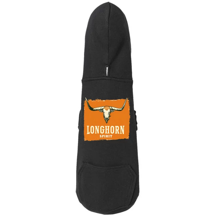 Beautiful Longhorn Costume For Texan Spirit Fans Doggie 3-End Fleece Hoodie