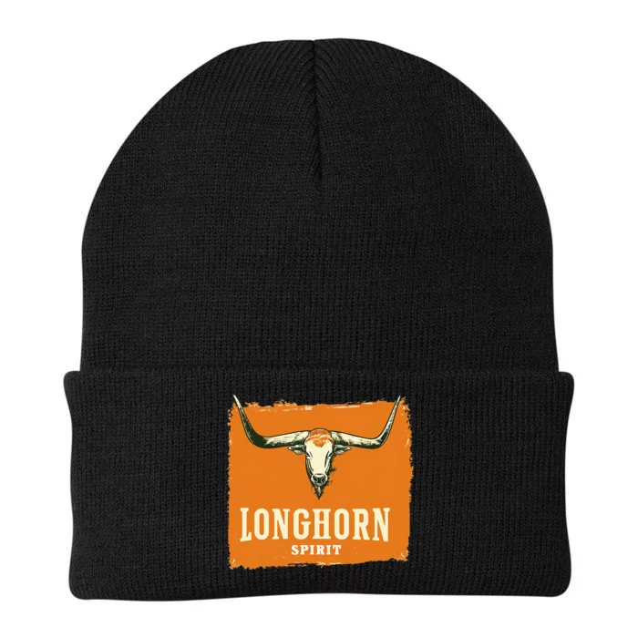 Beautiful Longhorn Costume For Texan Spirit Fans Knit Cap Winter Beanie