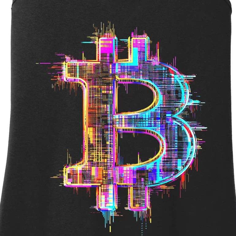 Bitcoin Logo Crypto Trader Investor Cryptocurrency Btc Ladies Essential Tank