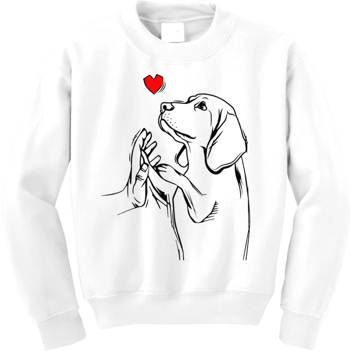 Beagle Love Cute Dog Mom Funny Kids Sweatshirt