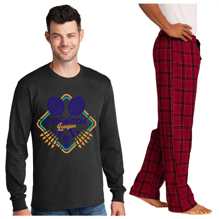 Badminton League Cute Gift Long Sleeve Pajama Set