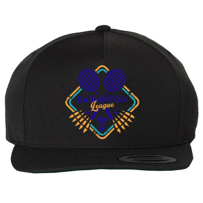 Badminton League Cute Gift Wool Snapback Cap