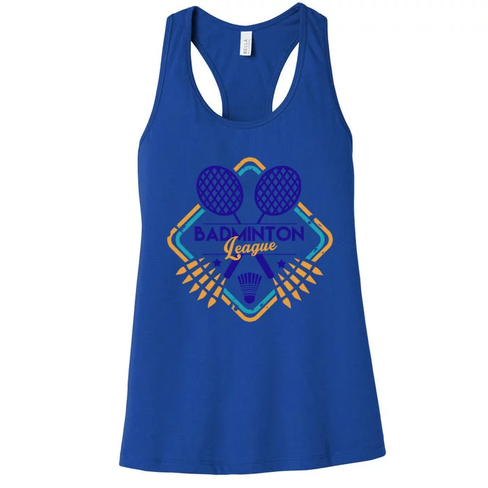 Badminton League Cute Gift Women's Racerback Tank