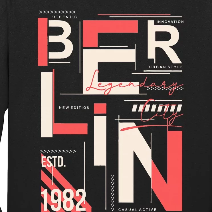 Berlin Legendary City 1982 Long Sleeve Shirt