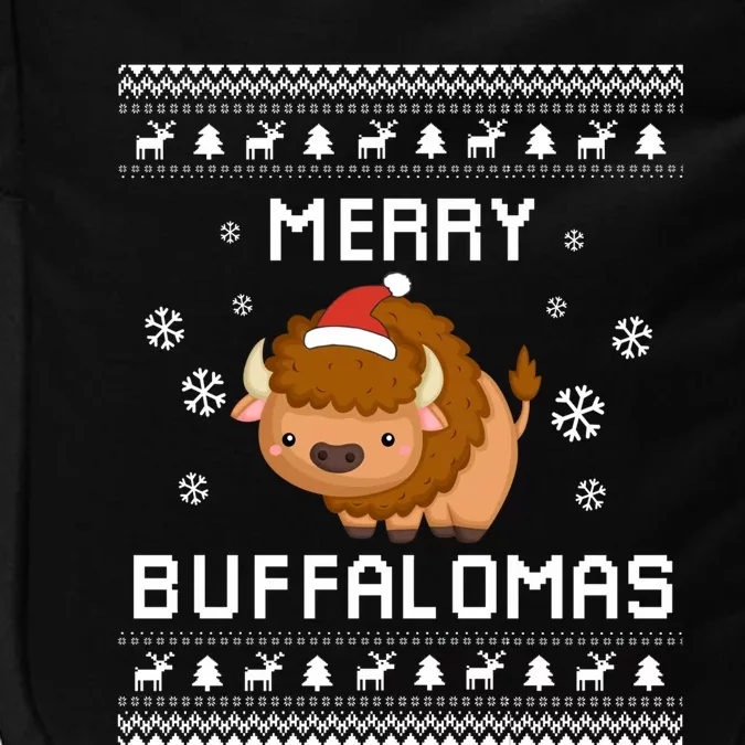 Buffalo Lover Christmas Ugly Xmas Buffalo Sweater Bison Gift Great Gift Impact Tech Backpack