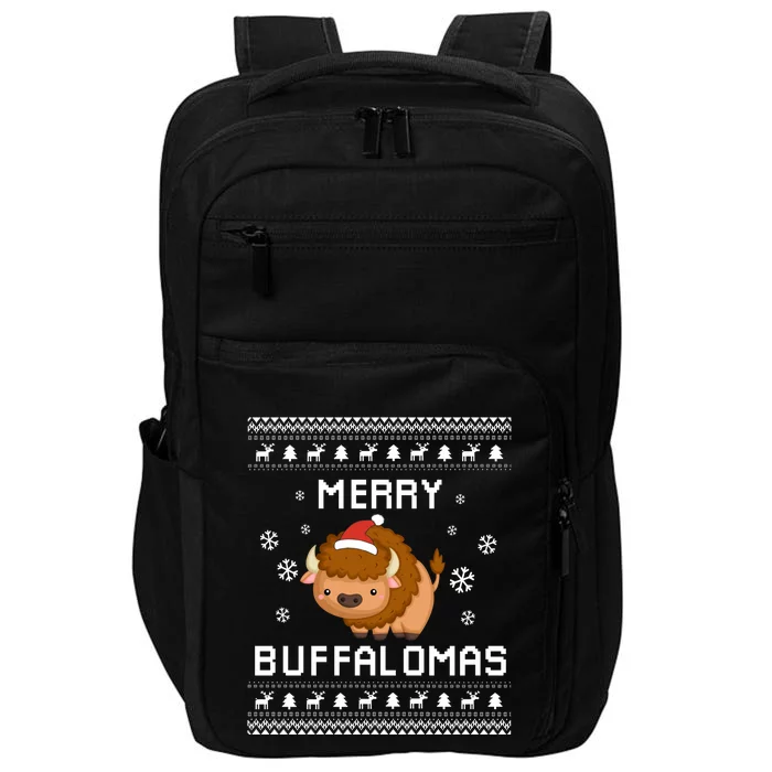 Buffalo Lover Christmas Ugly Xmas Buffalo Sweater Bison Gift Great Gift Impact Tech Backpack