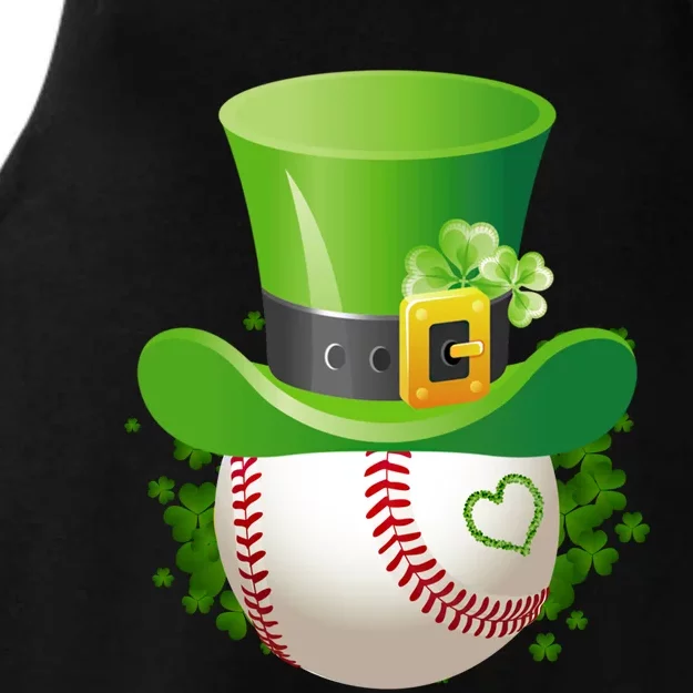 Baseball Leprechaun Catcher St Patricks Day Gift Ladies Tri-Blend Wicking Tank